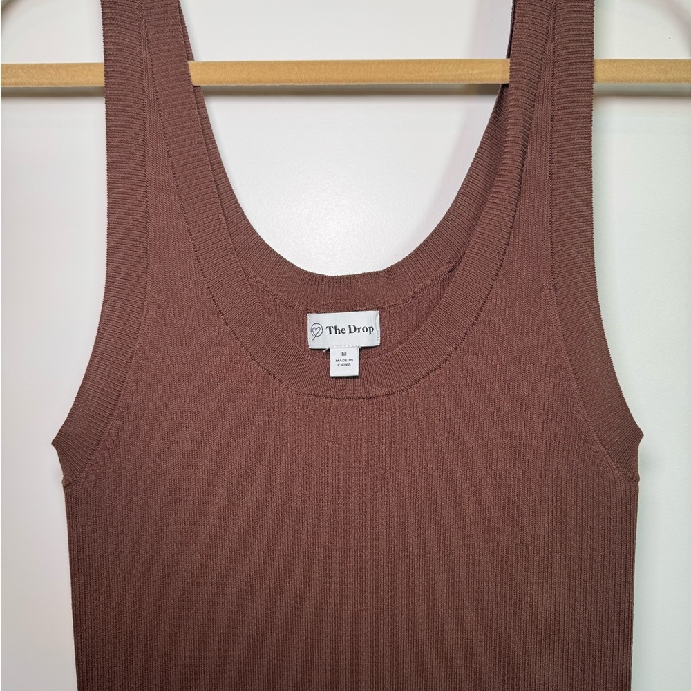 The Drop Brown Tank Midi Dress
